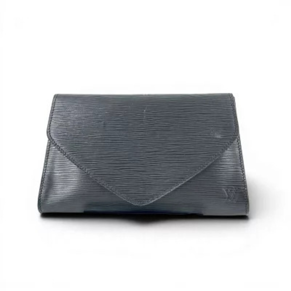 Louis Vuitton Epi Art Deco Clutch Bag Leather Noir Black